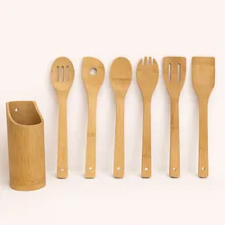 Set de utensilios de madera