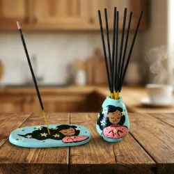 PortaIncienso muñequita