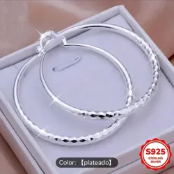 Argollas de plata S925