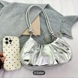 Bolso plateado 