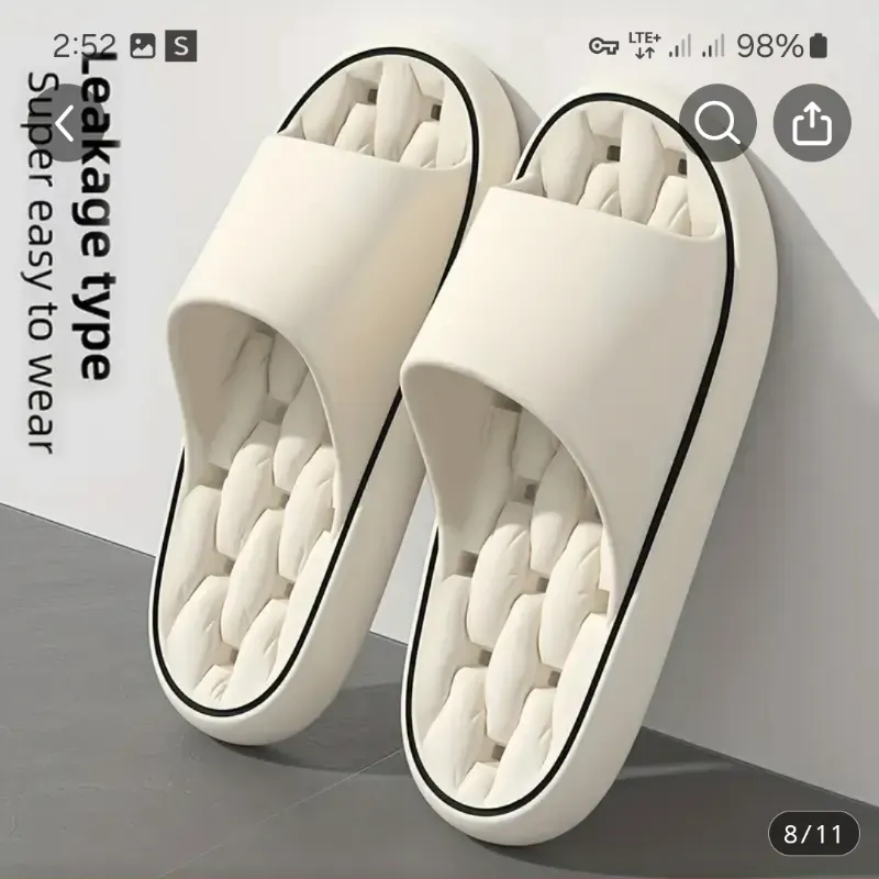 Chancletas de baño 