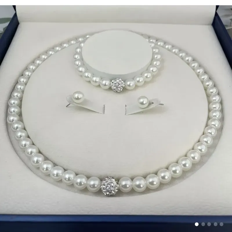 Conjunto 3 piezas de perlas