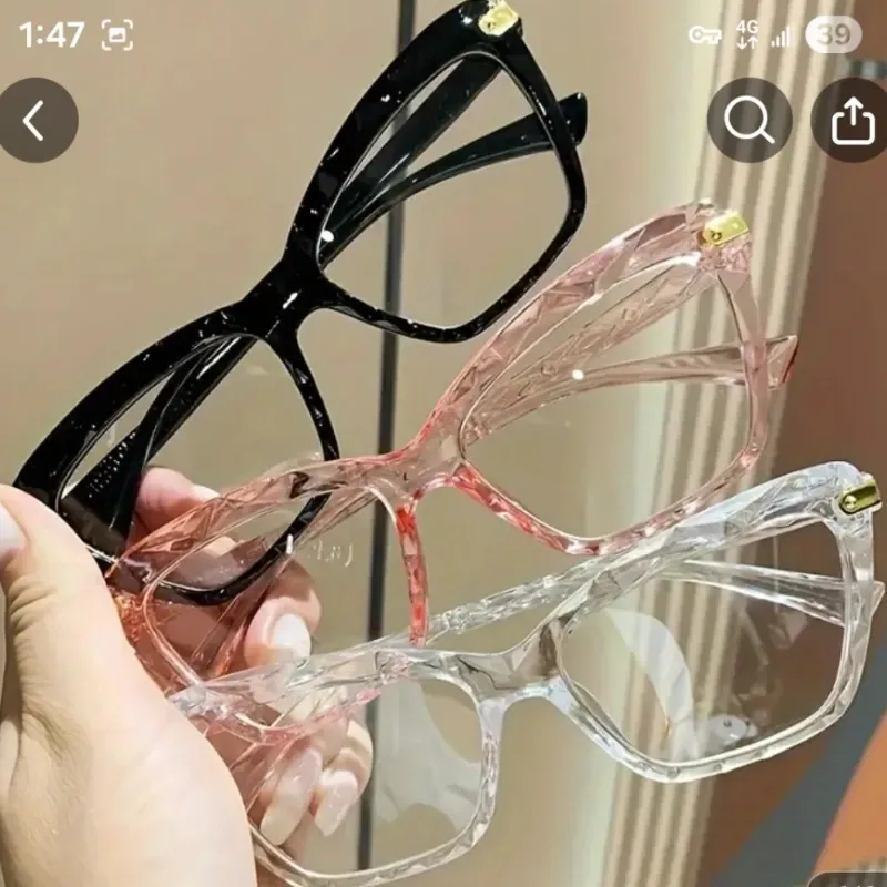 Gafas transparentes