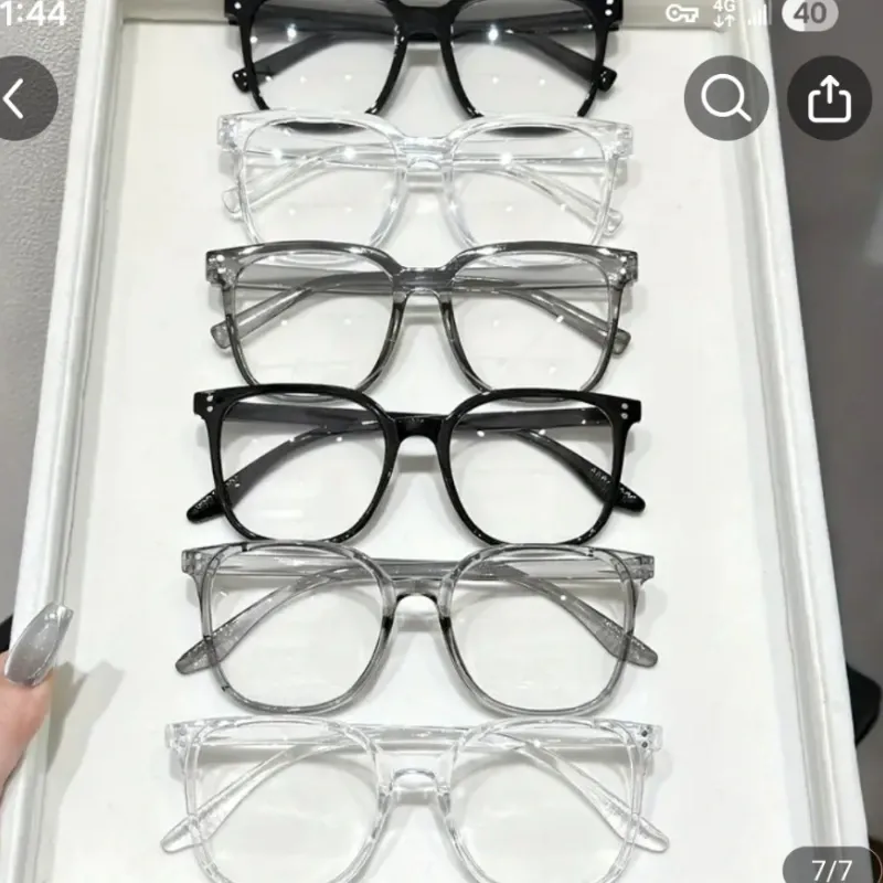 Gafas transparentes