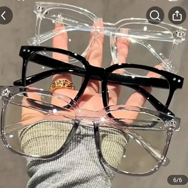 Gafas transparentes