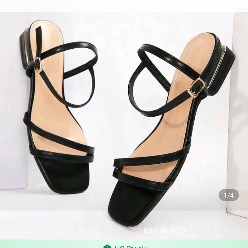 Sandalias cerradas tacón pequeño 