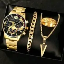 Set dorado hombre 