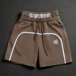 Short de felpa doble faja