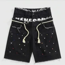 Shorts mezclilla doble faja 