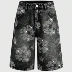 Shorts Mezclilla de brillo 