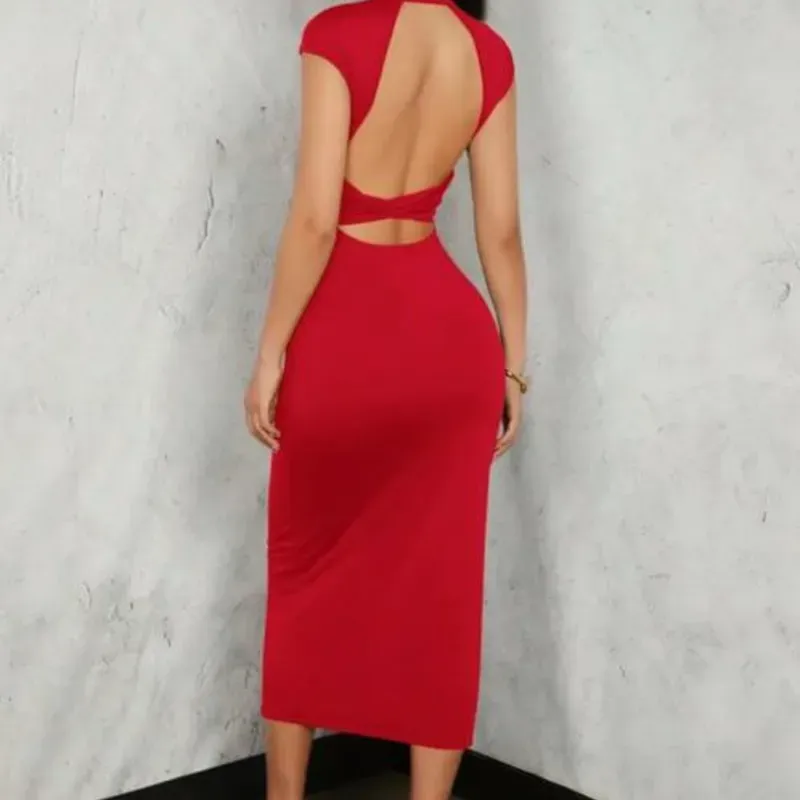 Vestido Rojo Largo 