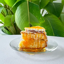 Tarta tropical de piña colada 🍍🌴