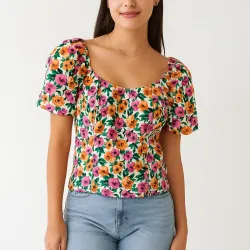 Blusa de flores