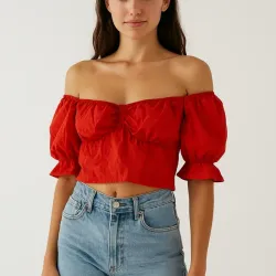 Blusa roja H&M 