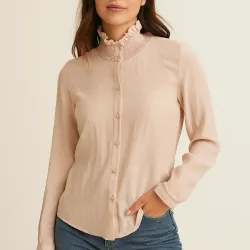 Camisa rosada clara 