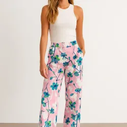 Pantalon de flores 