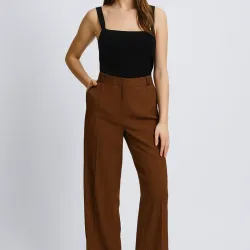 Pantalon de vestir marron 