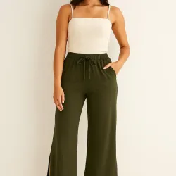 Pantaloneta verde olivo 