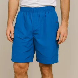 Short de nylon azul 
