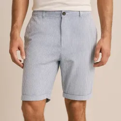 Short de rayas azules 