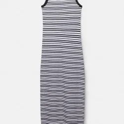 Vestido elastizado de rayas 