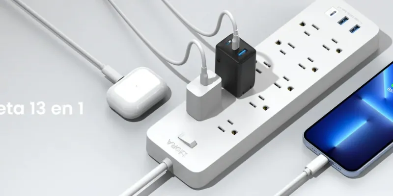Regleta de enchufes USB MCT002